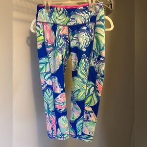 Lilly Pulitzer Luxletic Leggings blue/green